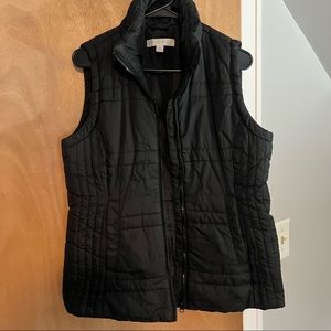 Black NY&Co Puffer Vest
